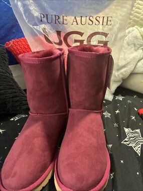 UGG Mid-Calf Boot in Berry Suede